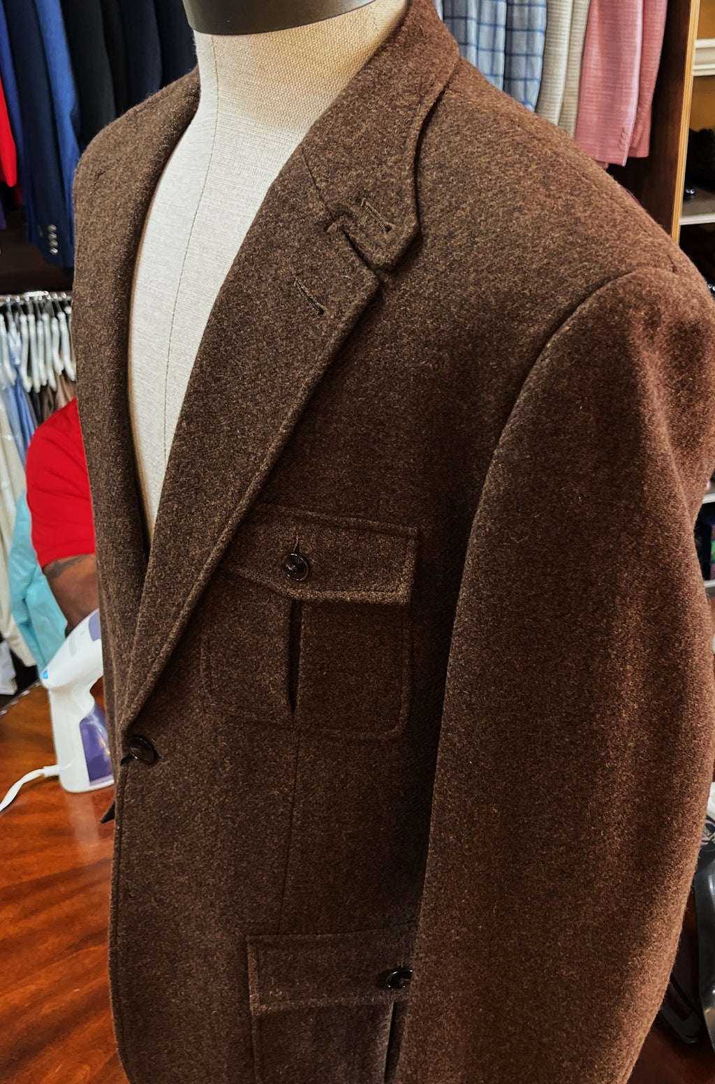 Bourbon Chestnut Cigar Blazer (Black Label) #J7011