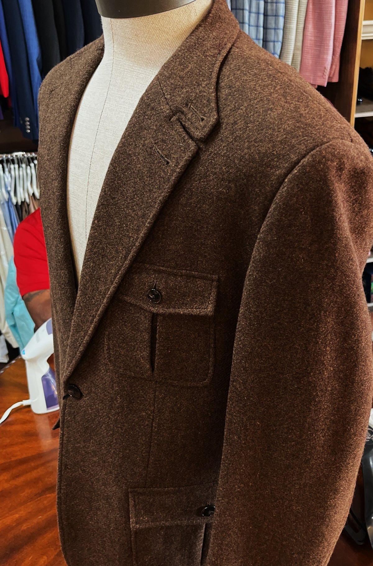 Bourbon Chestnut Cigar Blazer (Black Label) #J7011