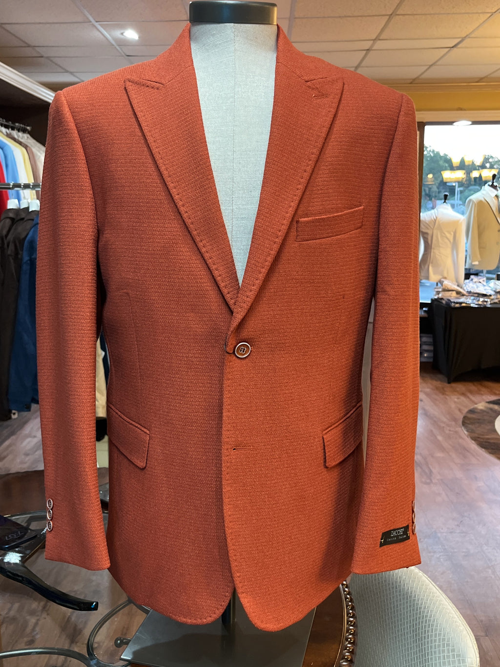 Copperline Burnt Orange Zacchi Blazer