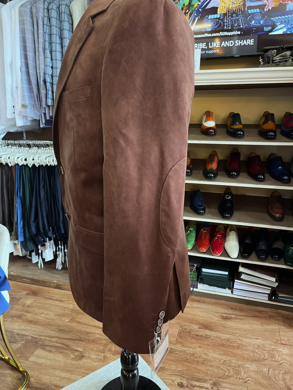 Brown Suede Zacchi Blazer