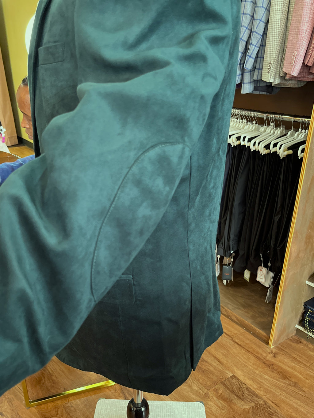Emerald Suede Zacchi Blazer