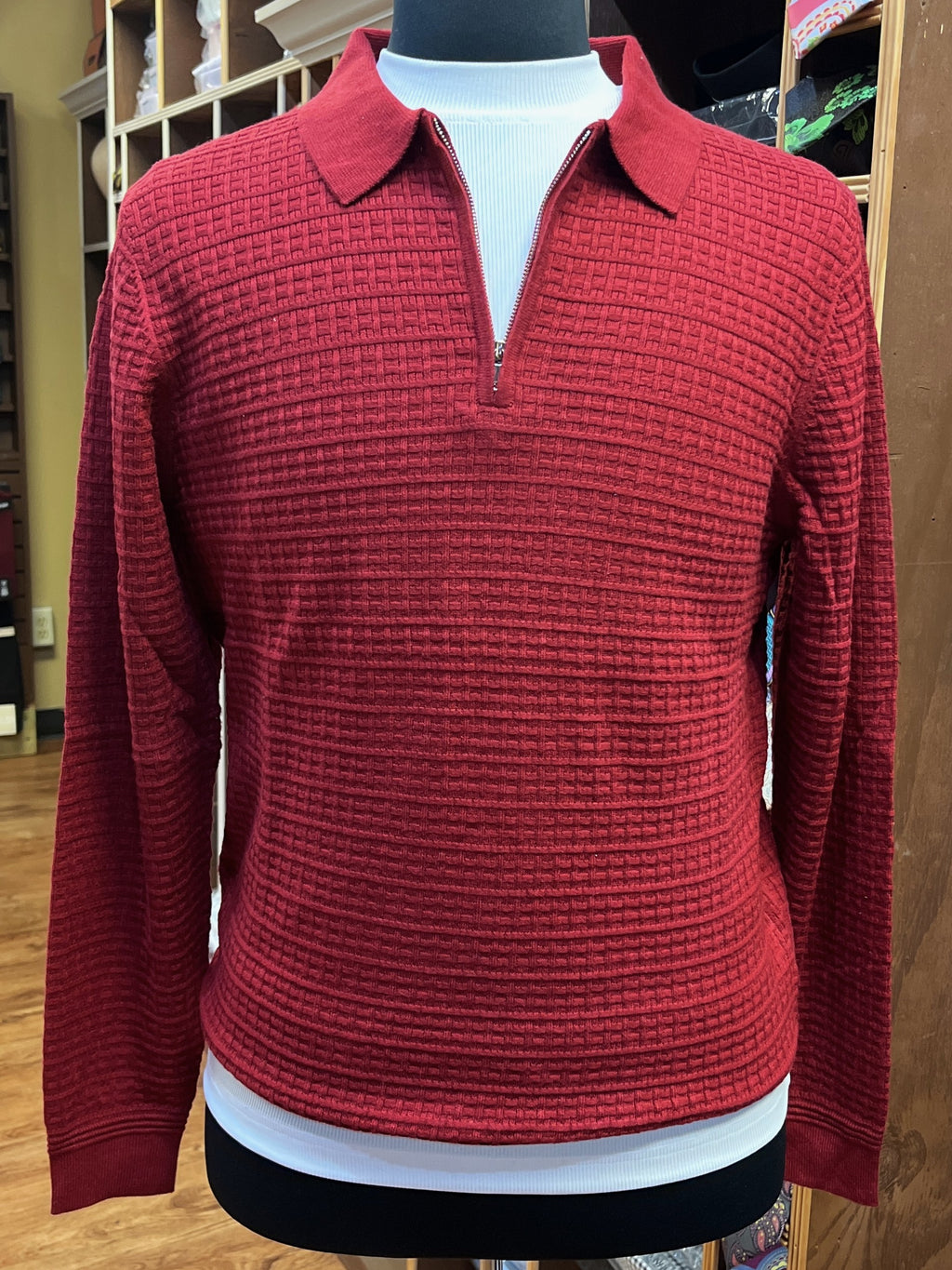Long Sleeve Textured Sweater (3 colors)