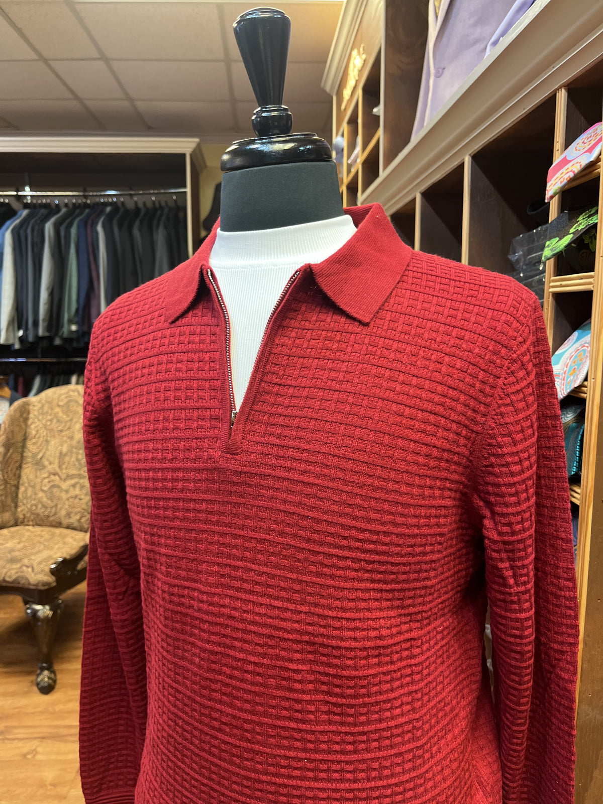 Long Sleeve Textured Sweater (3 colors)