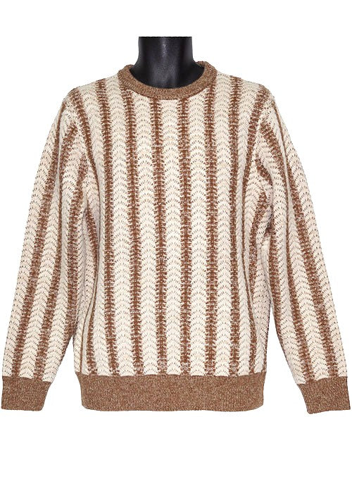 Cigar Striped Crewneck Sweater (3 colors)