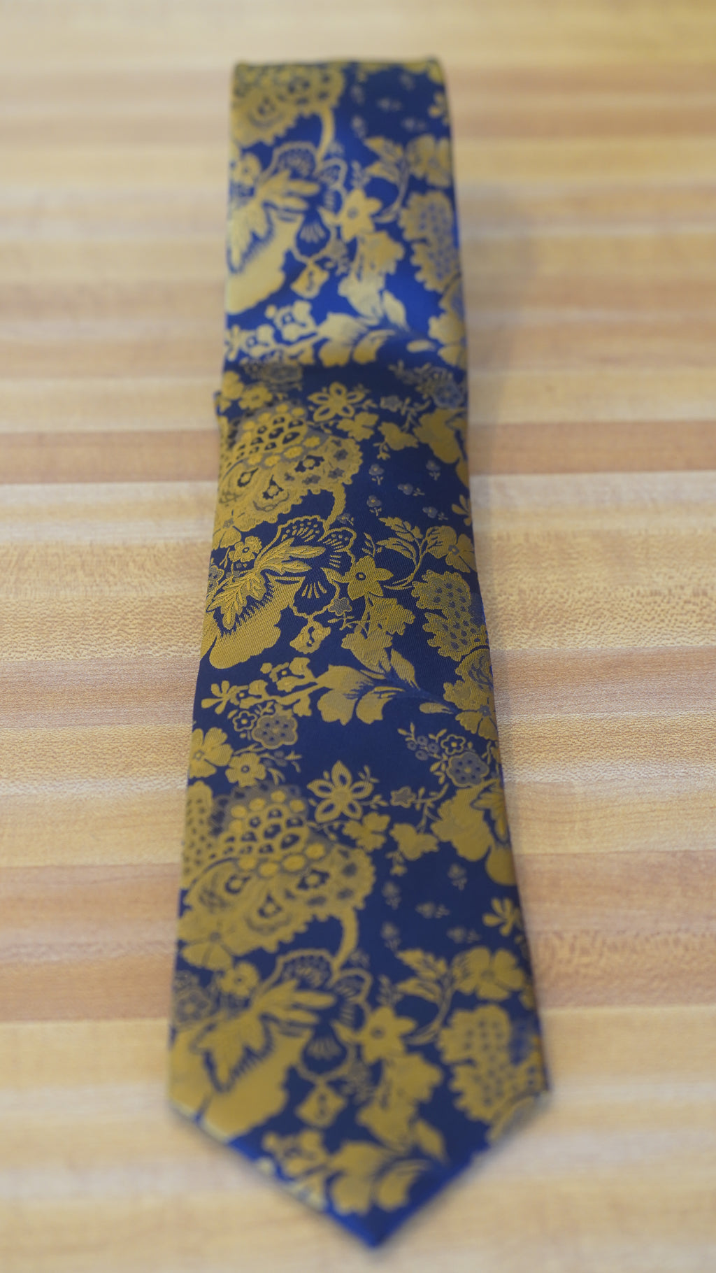 Tie - Blue & Gold