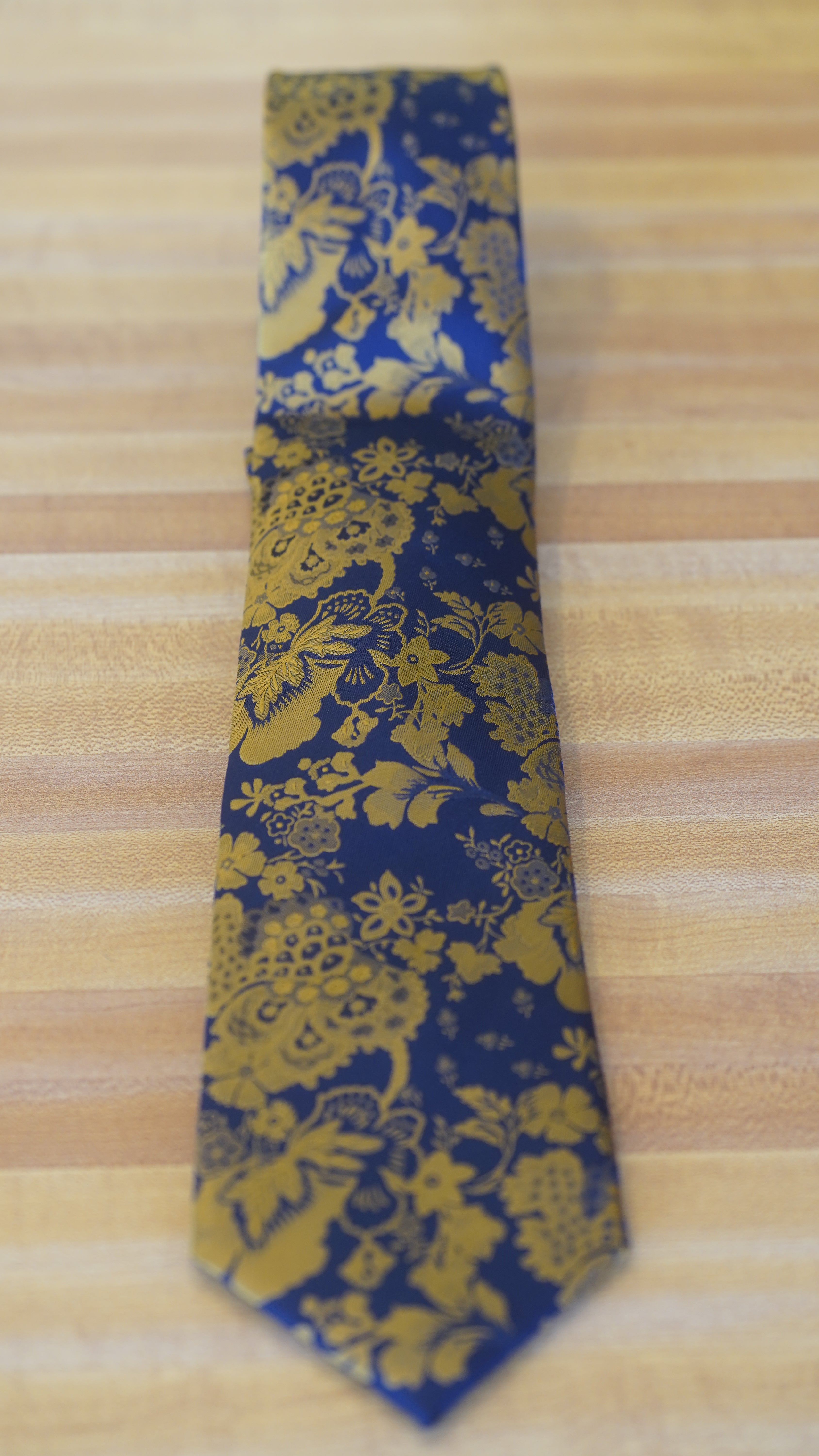 Tie - Blue & Gold