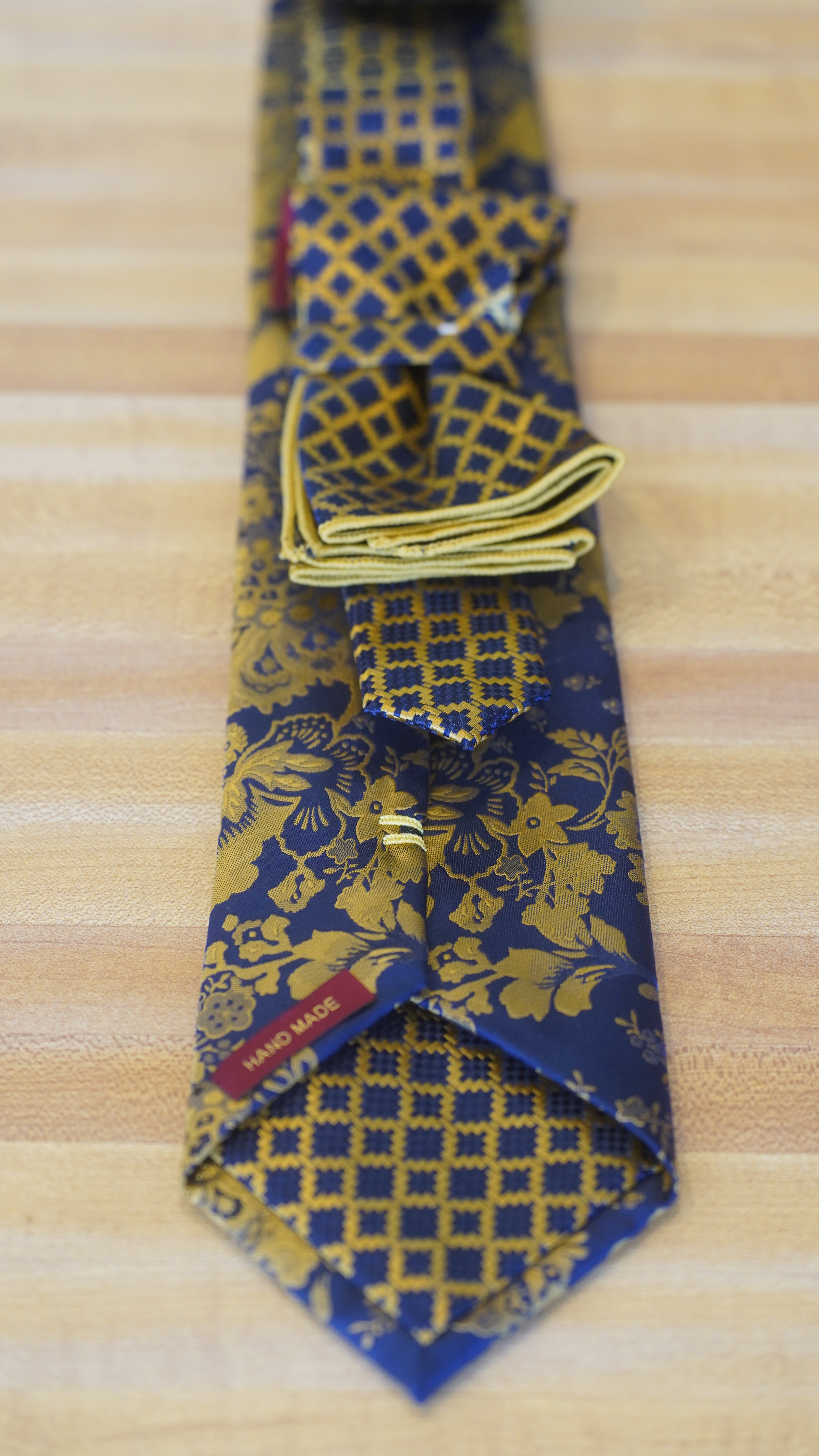 Tie - Blue & Gold