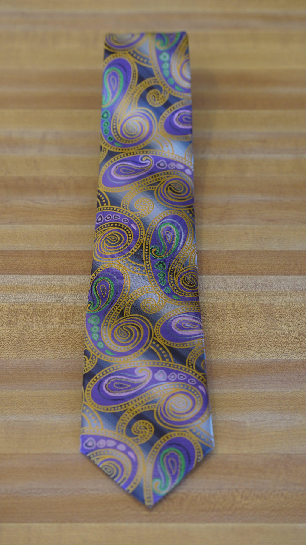Tie - Gold Multi Color