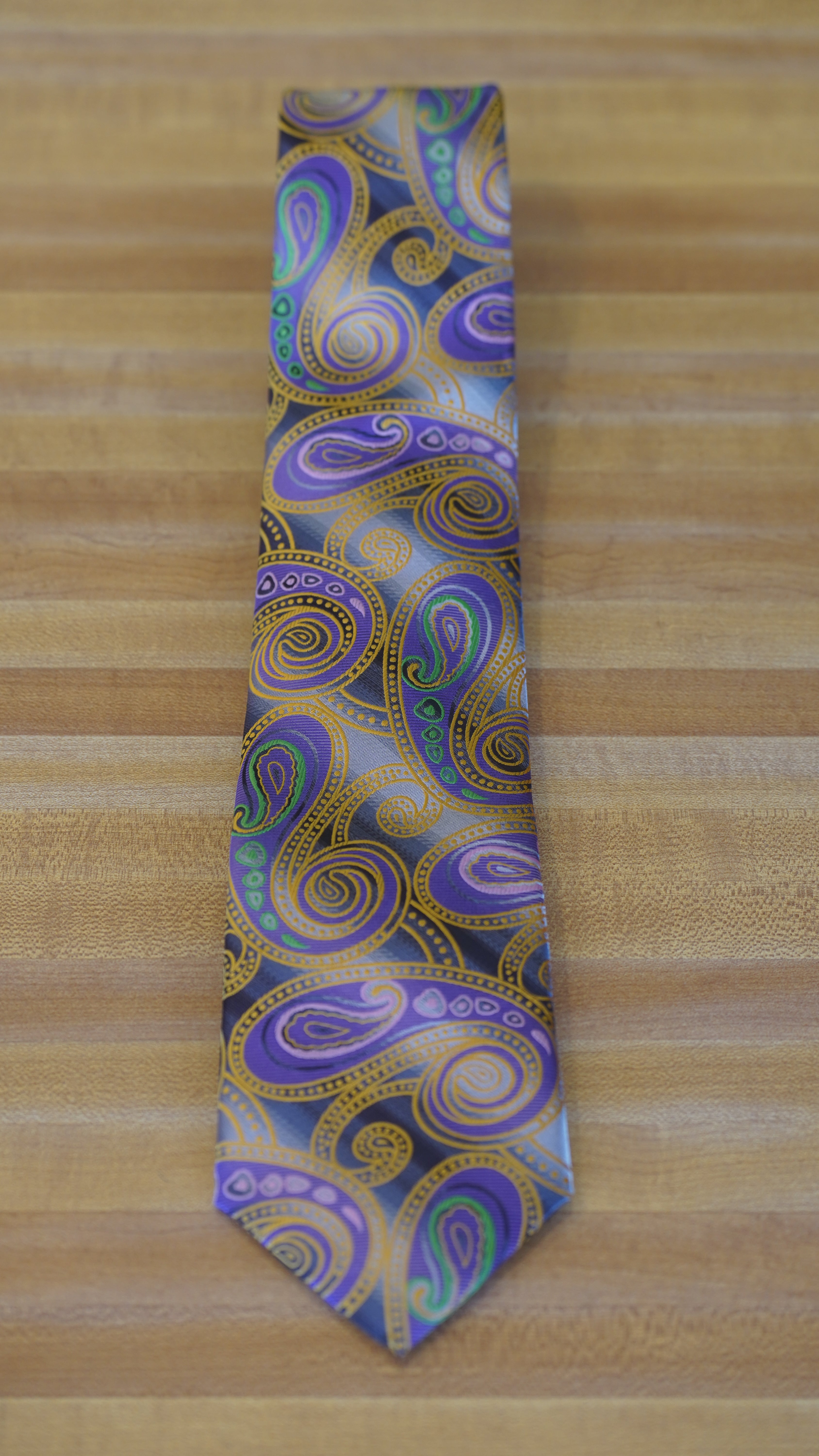 Tie - Gold Multi Color
