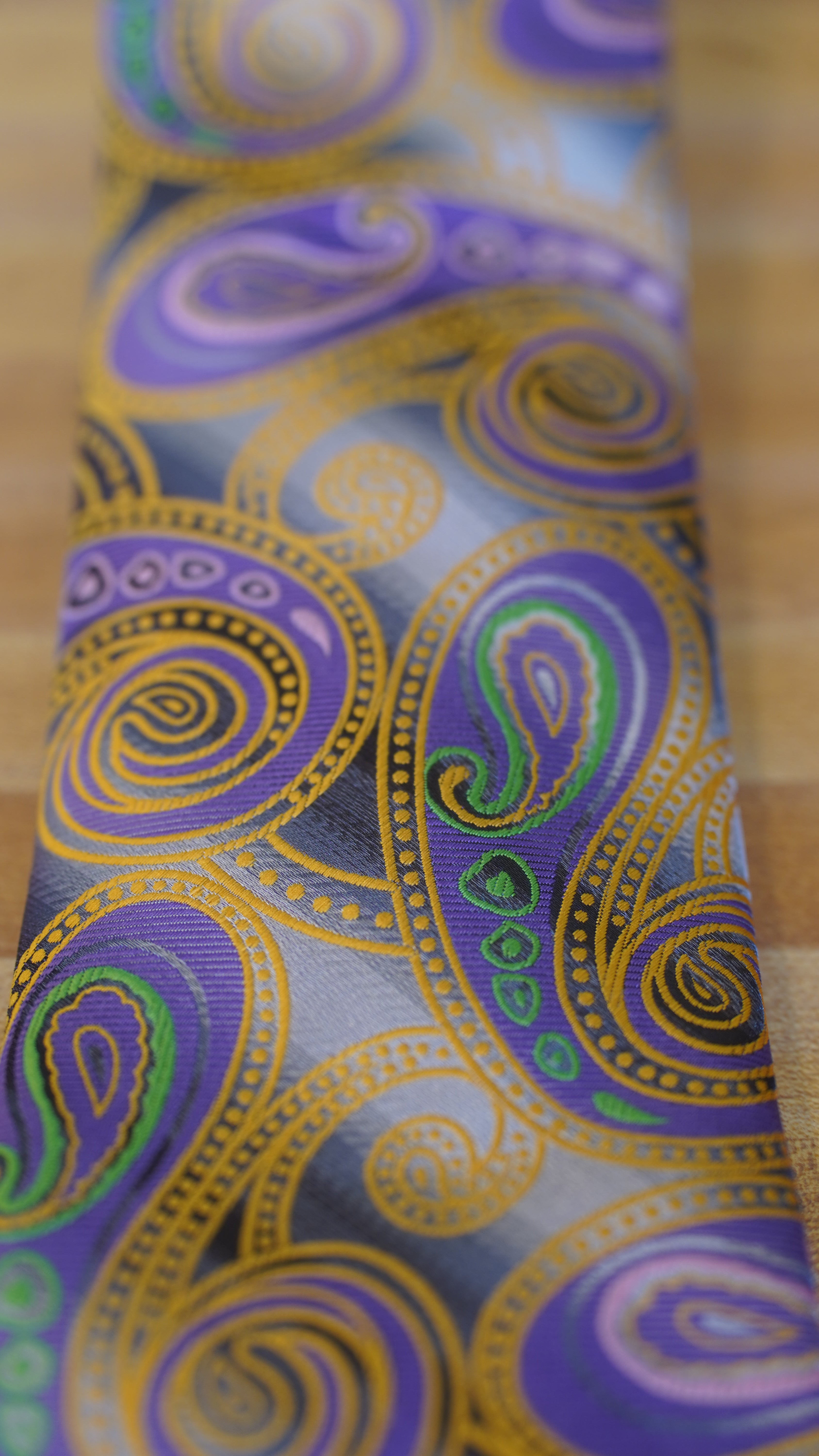 Tie - Gold Multi Color