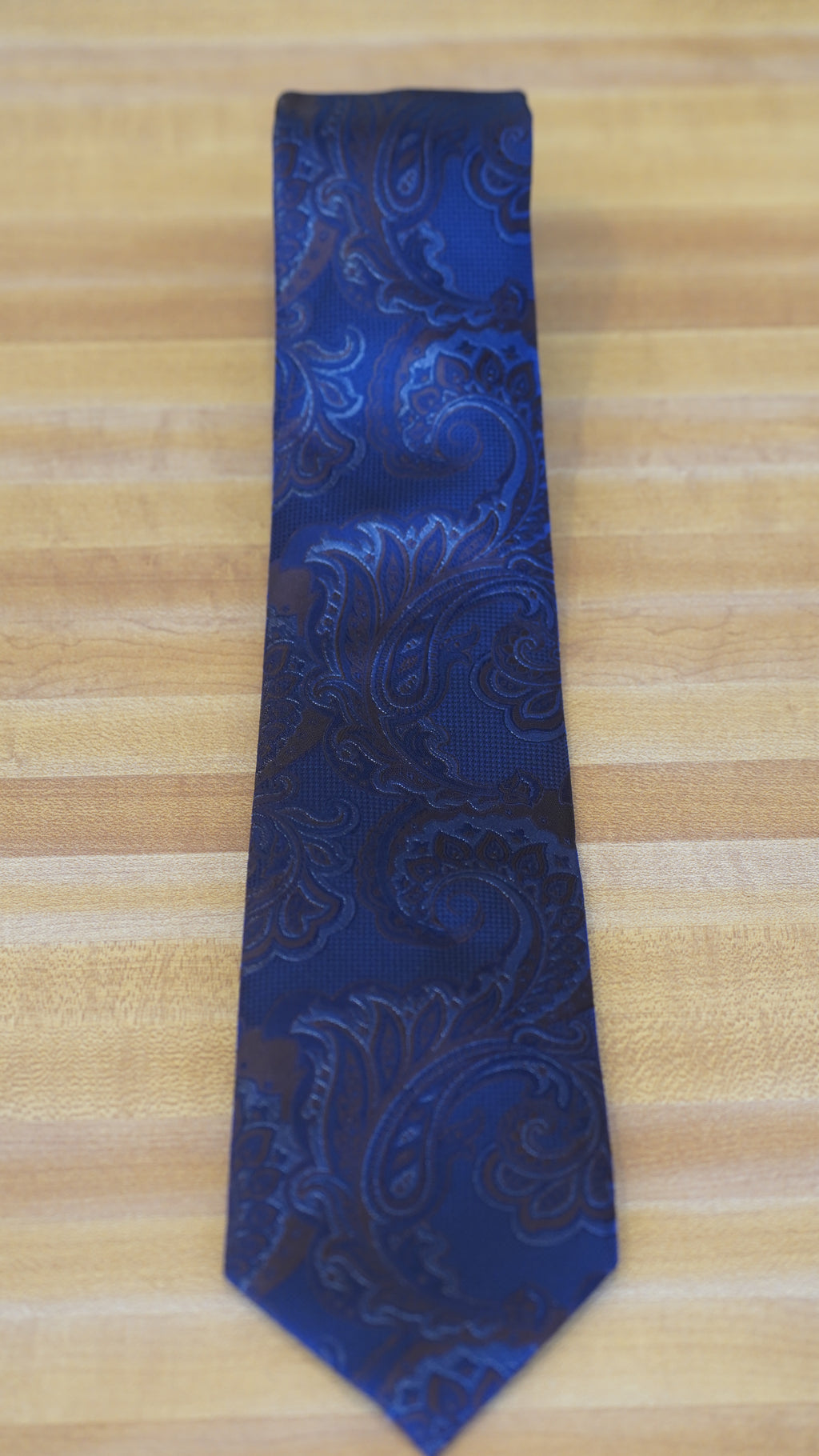 Tie - Blue & Brown