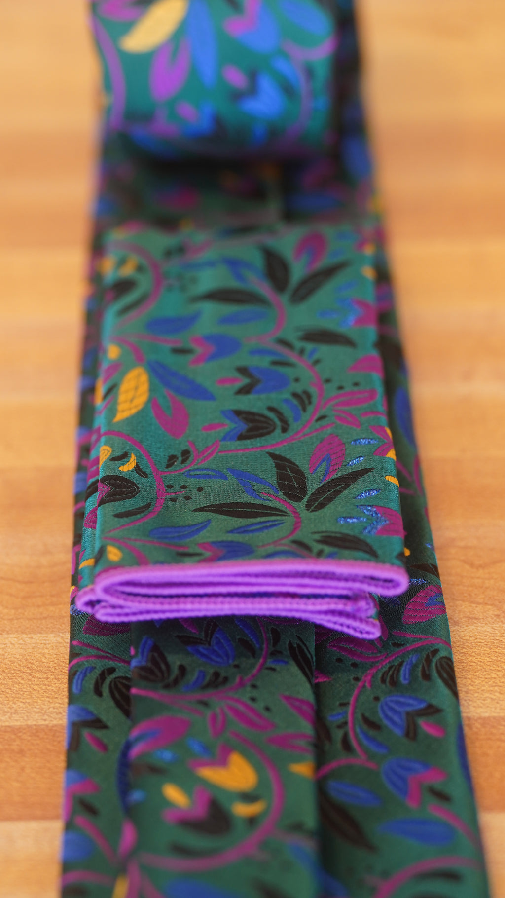 Tie - Blue Aqua Multi