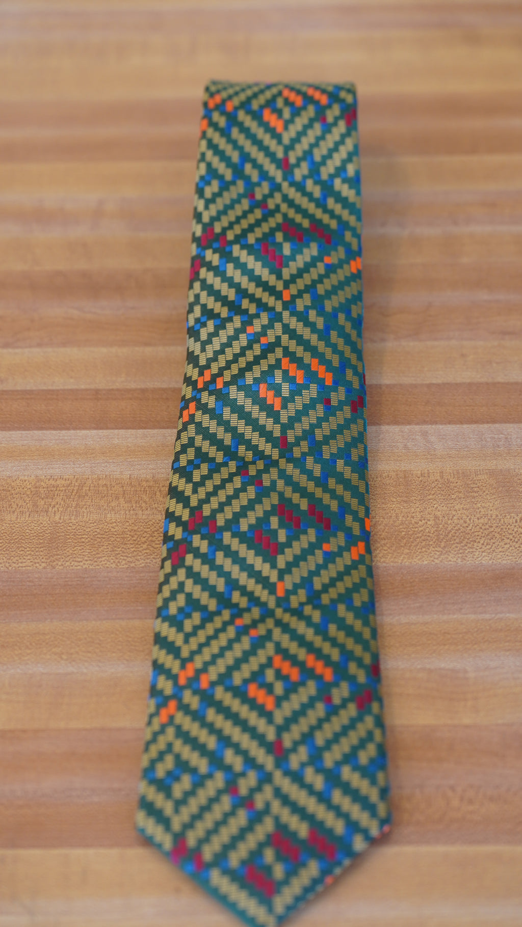 Tie - Green Multi Color