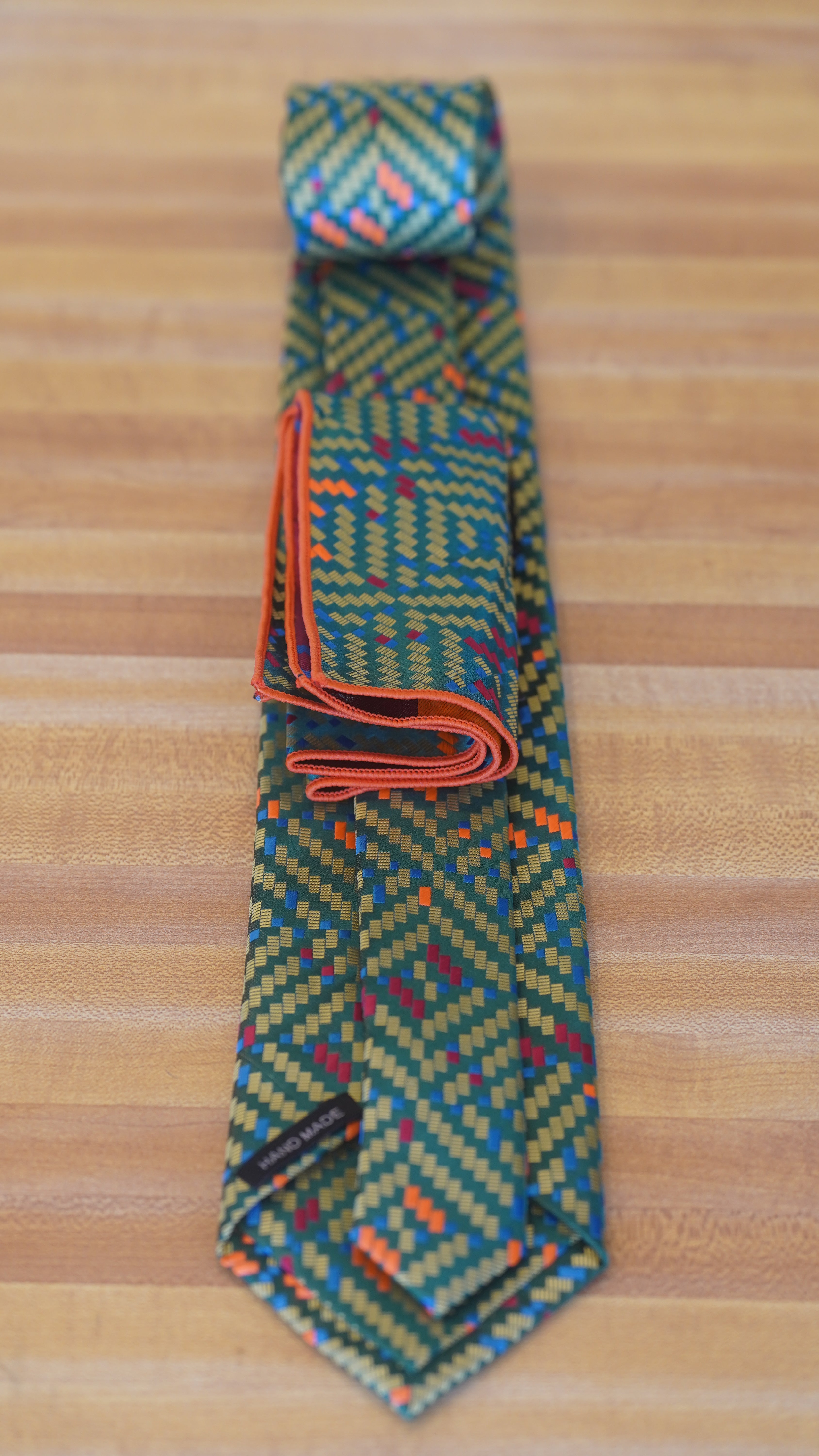 Tie - Green Multi Color