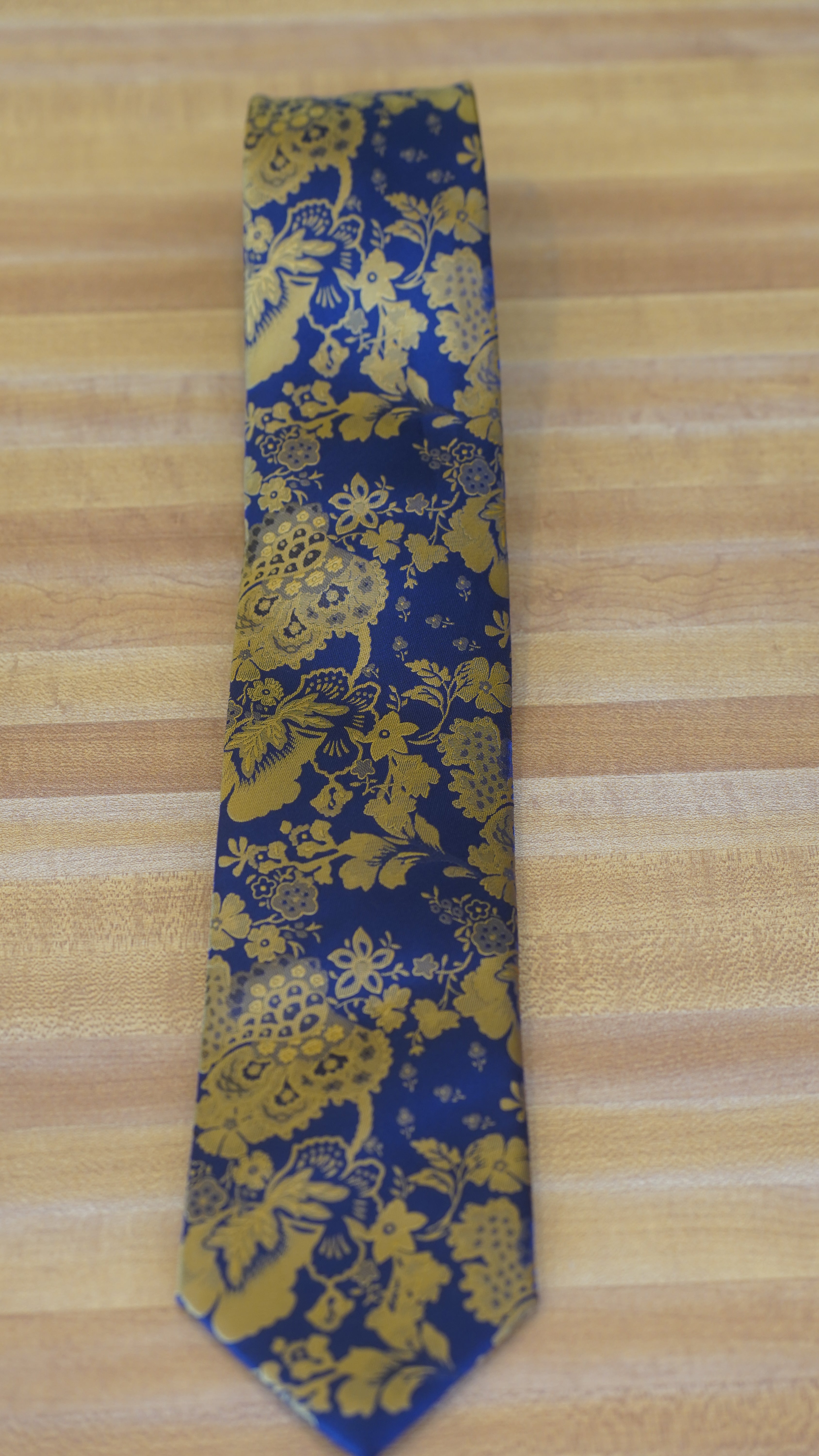 Tie - Blue & Gold