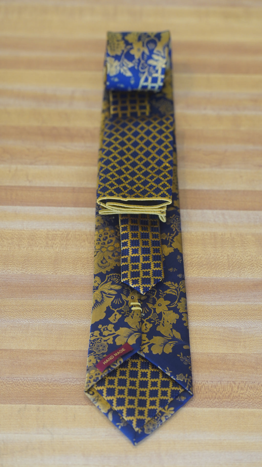 Tie - Blue & Gold
