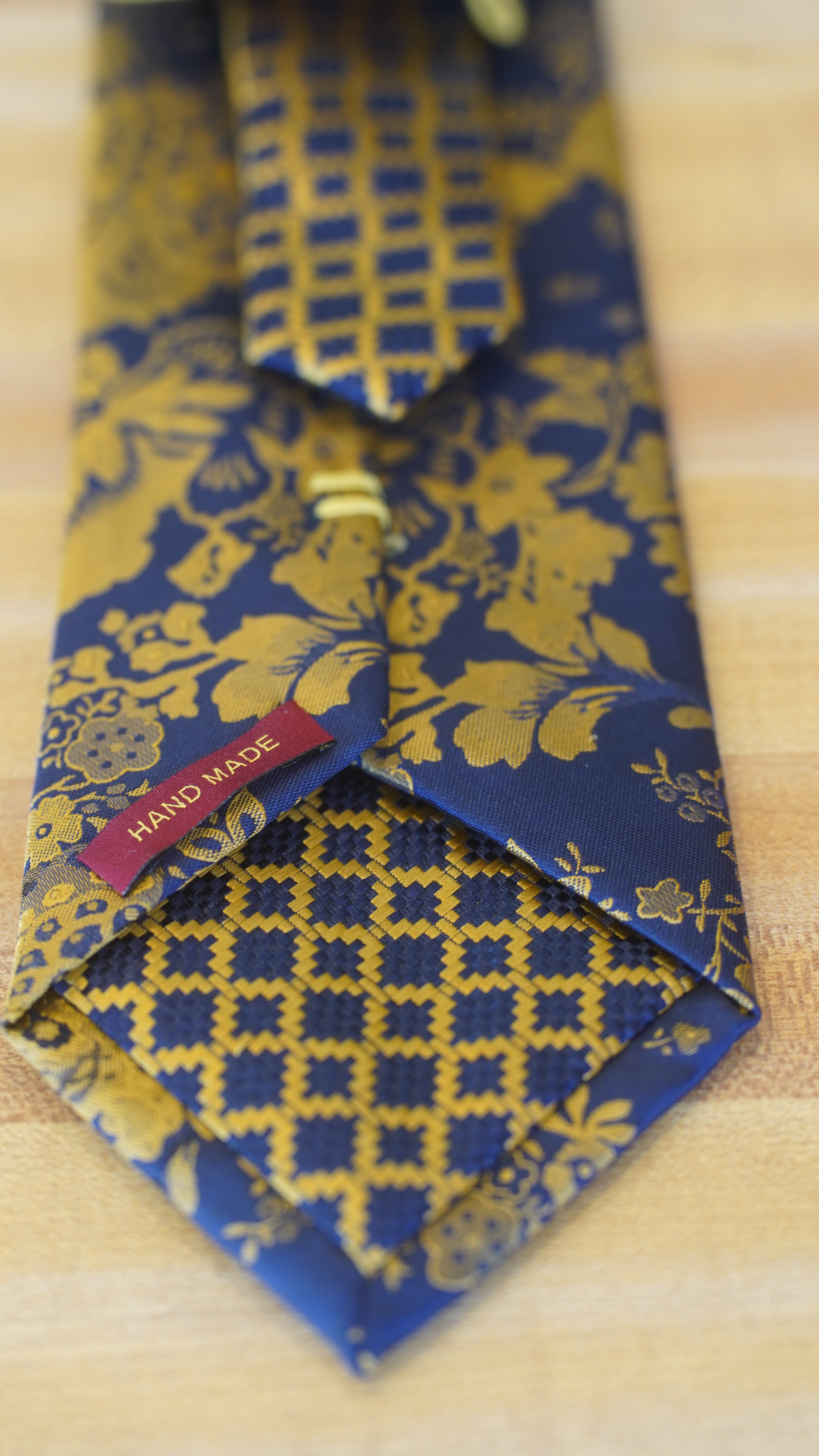 Tie - Blue & Gold