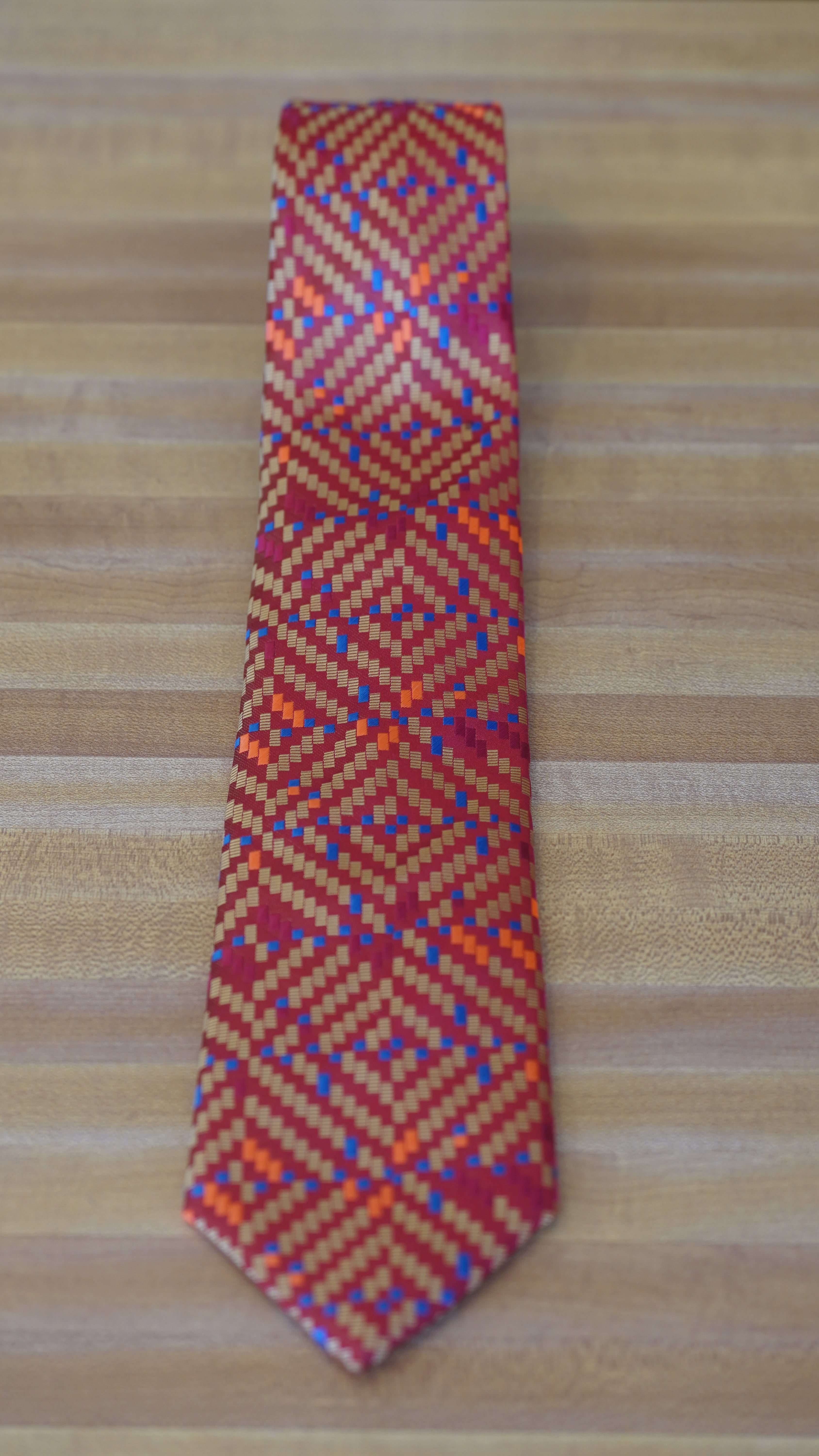 Tie - Red Multi Color