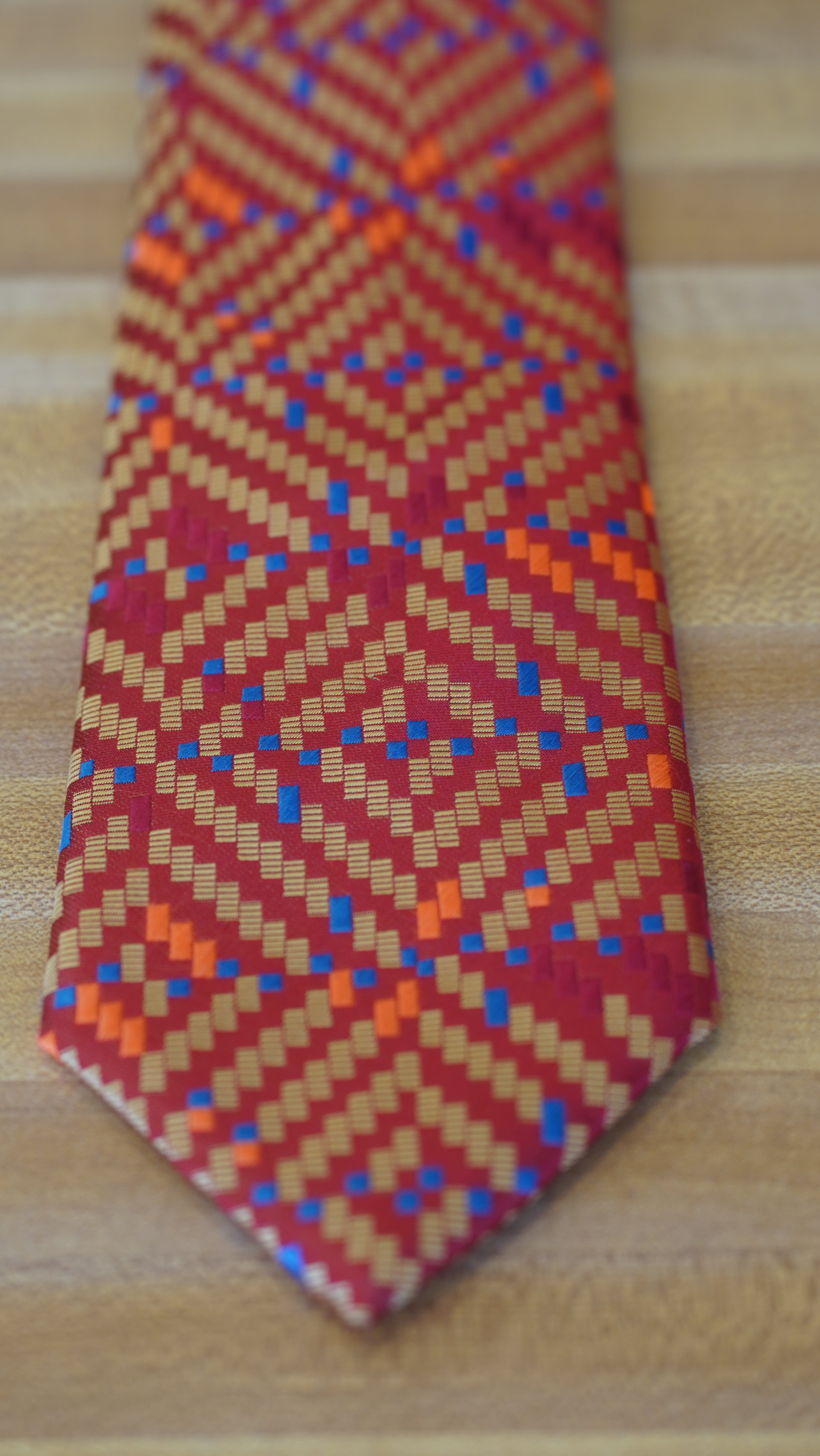 Tie - Red Multi Color