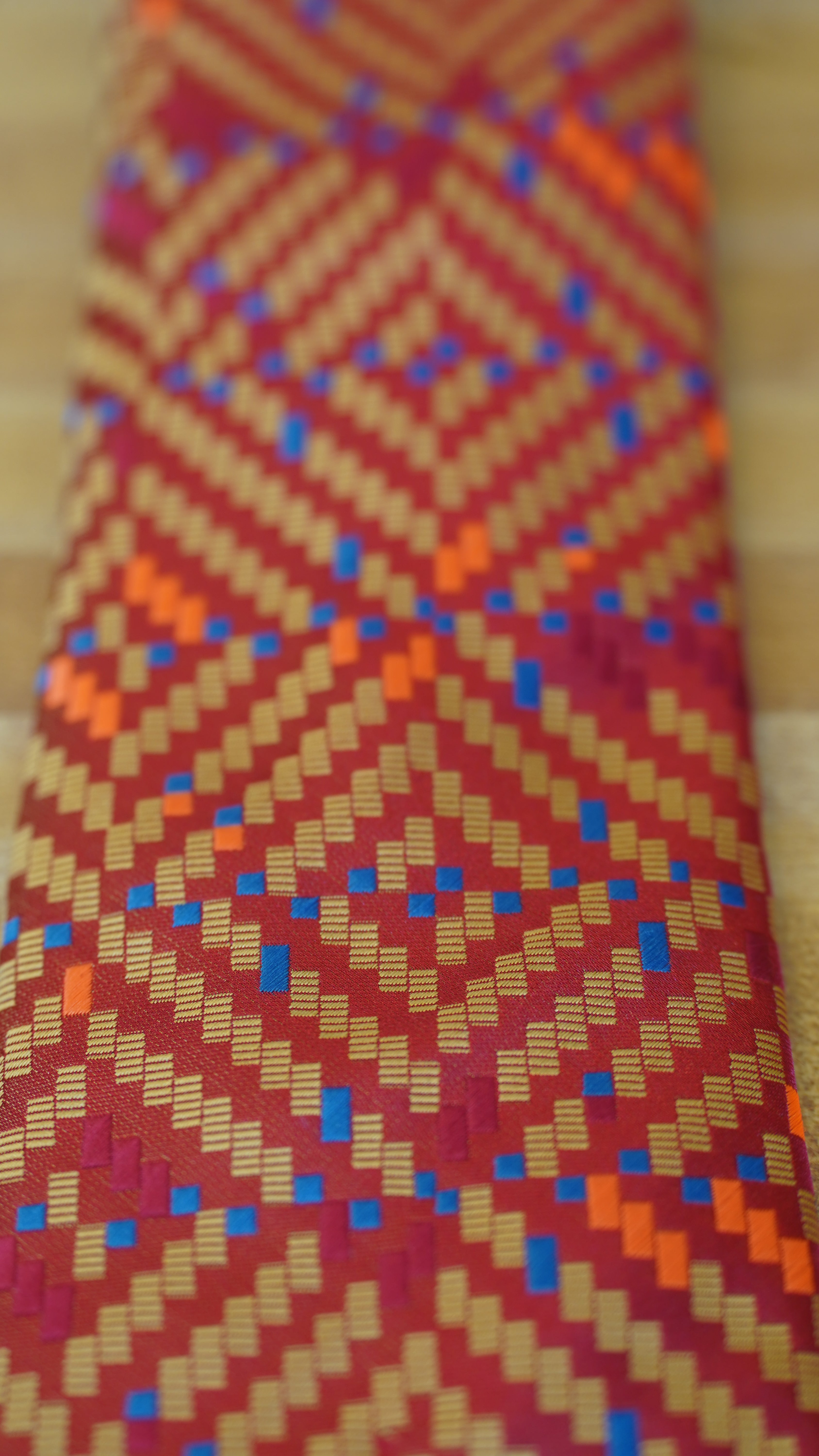 Tie - Red Multi Color