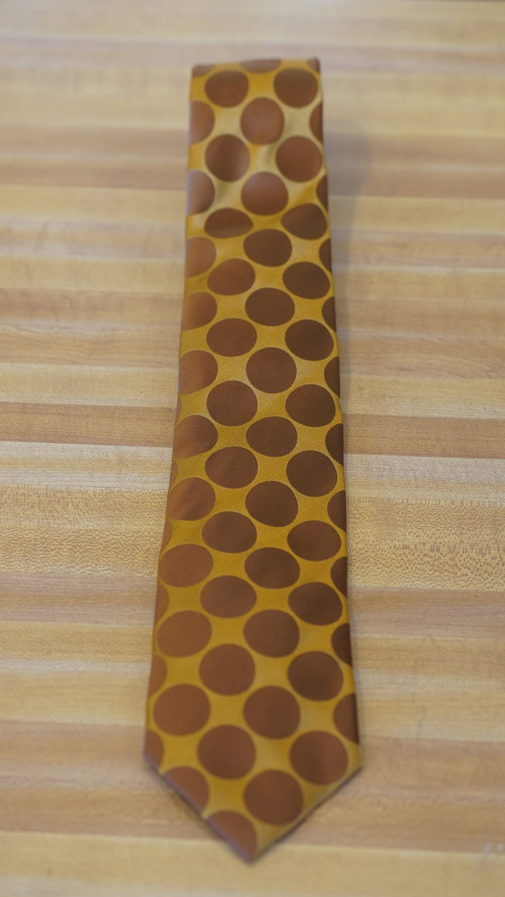 Tie - Yellow & Brown