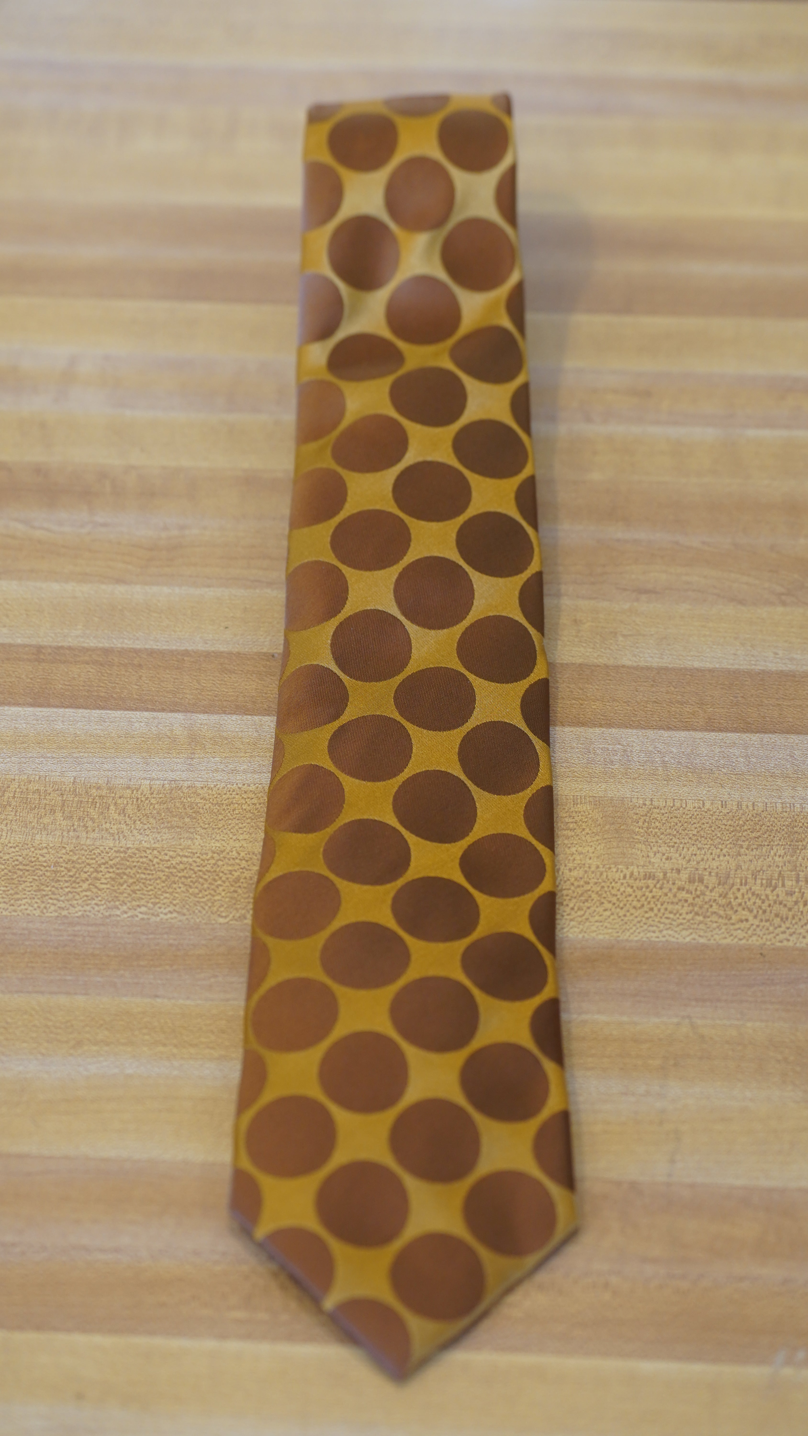 Tie - Yellow & Brown