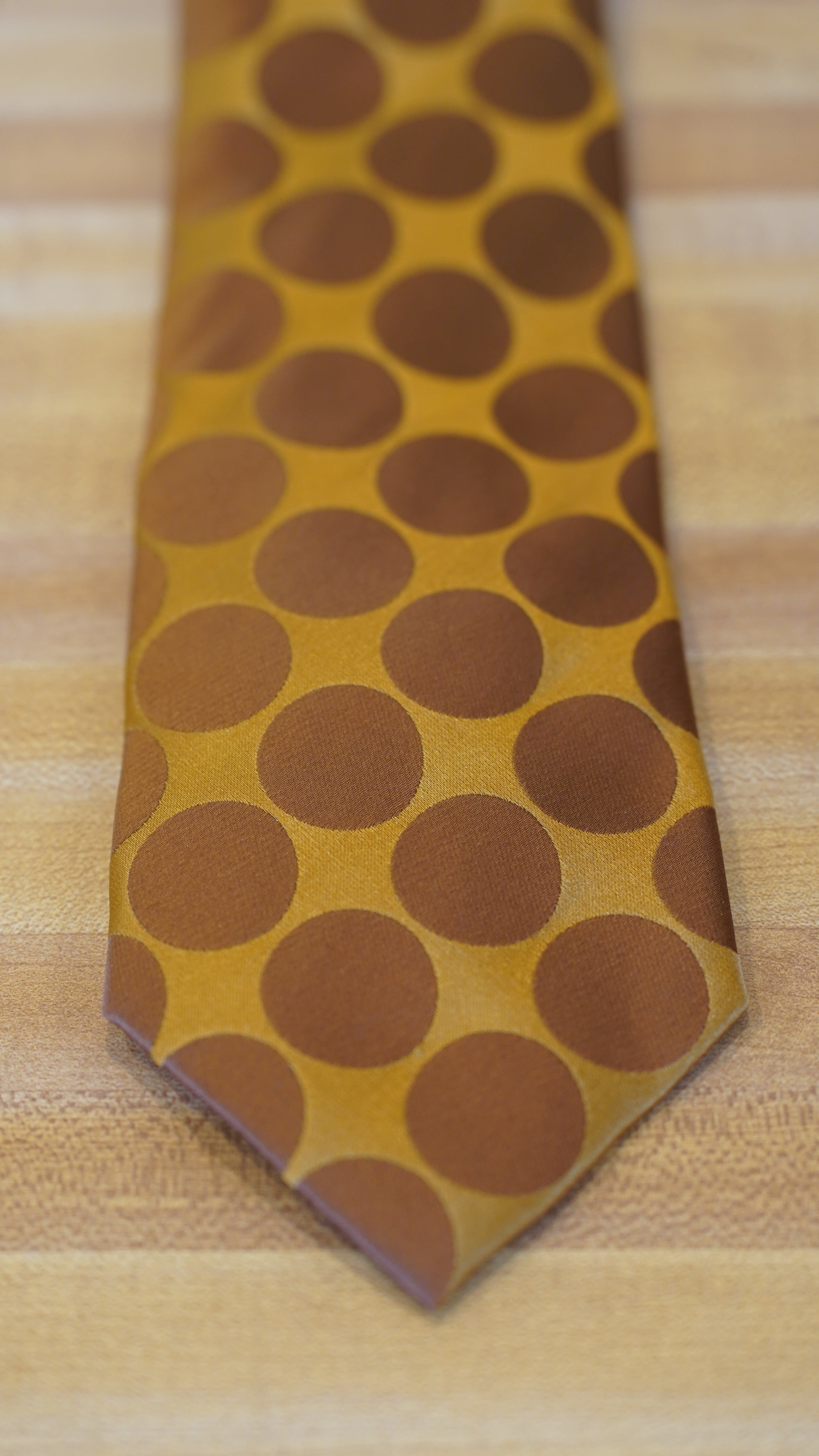 Tie - Yellow & Brown