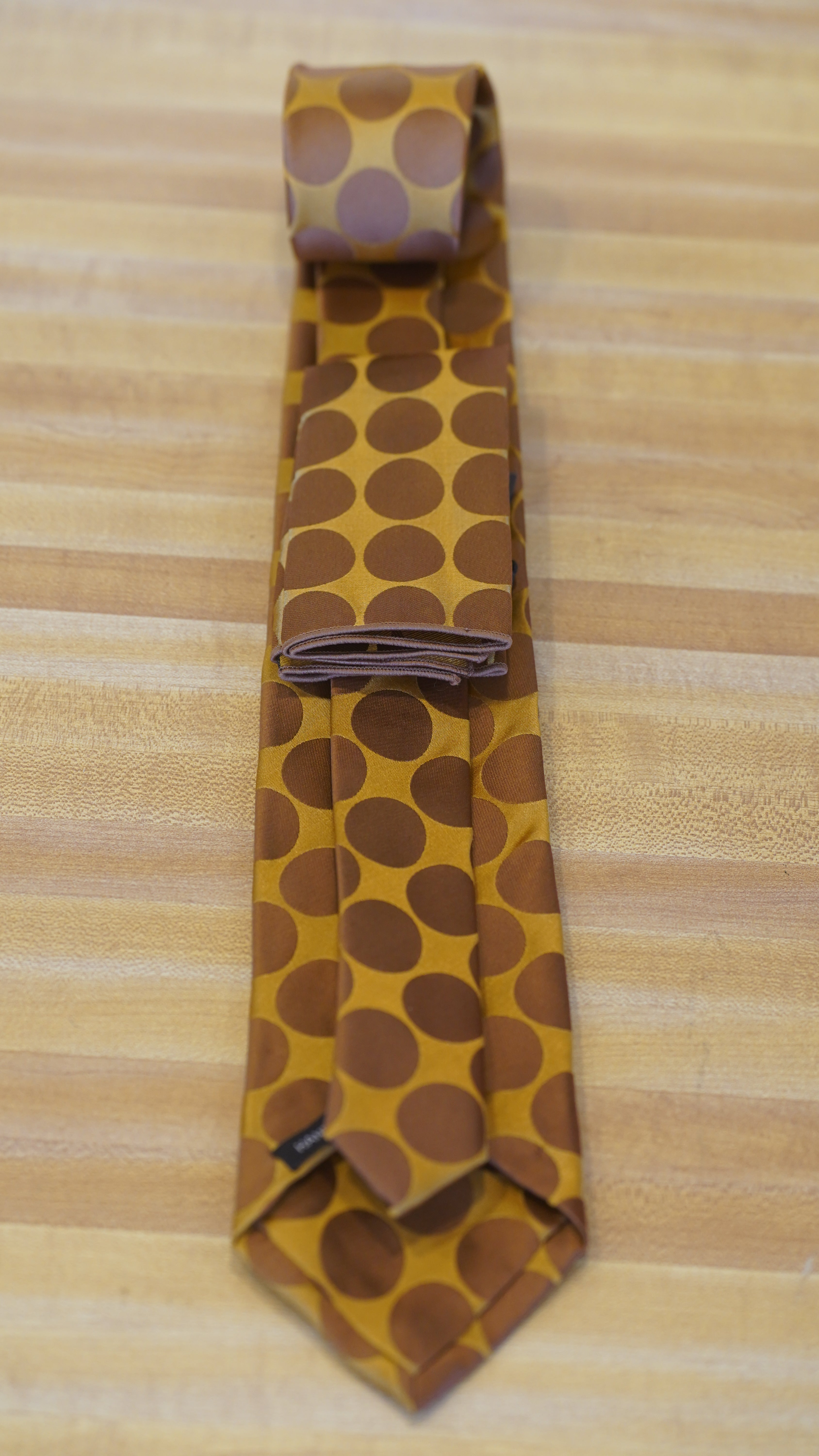 Tie - Yellow & Brown