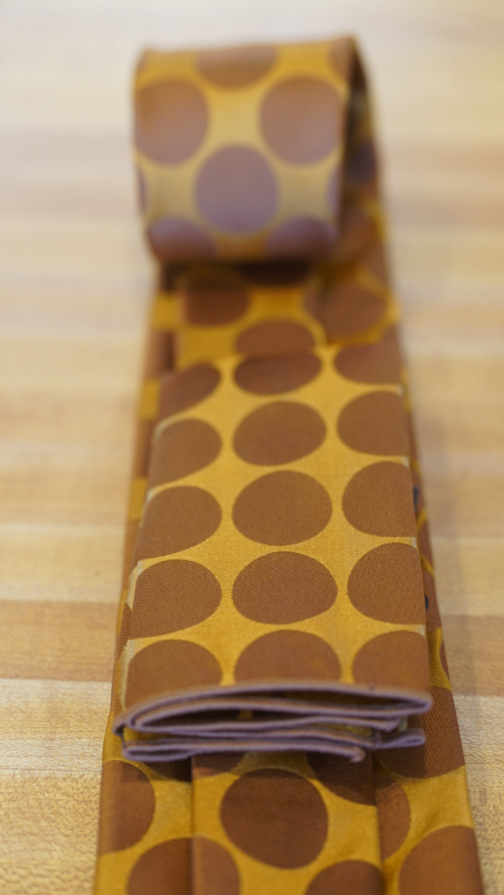 Tie - Yellow & Brown