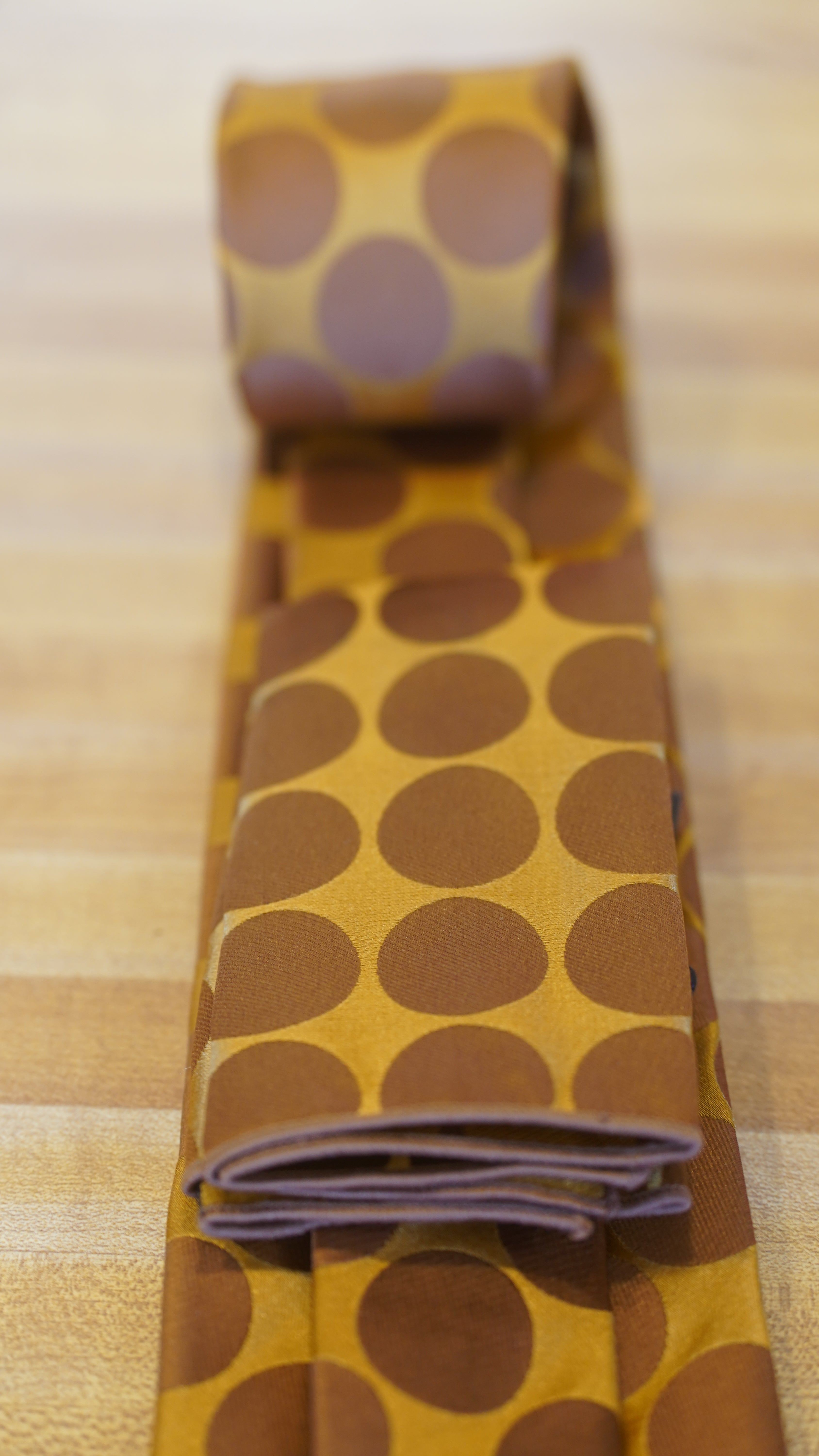 Tie - Yellow & Brown