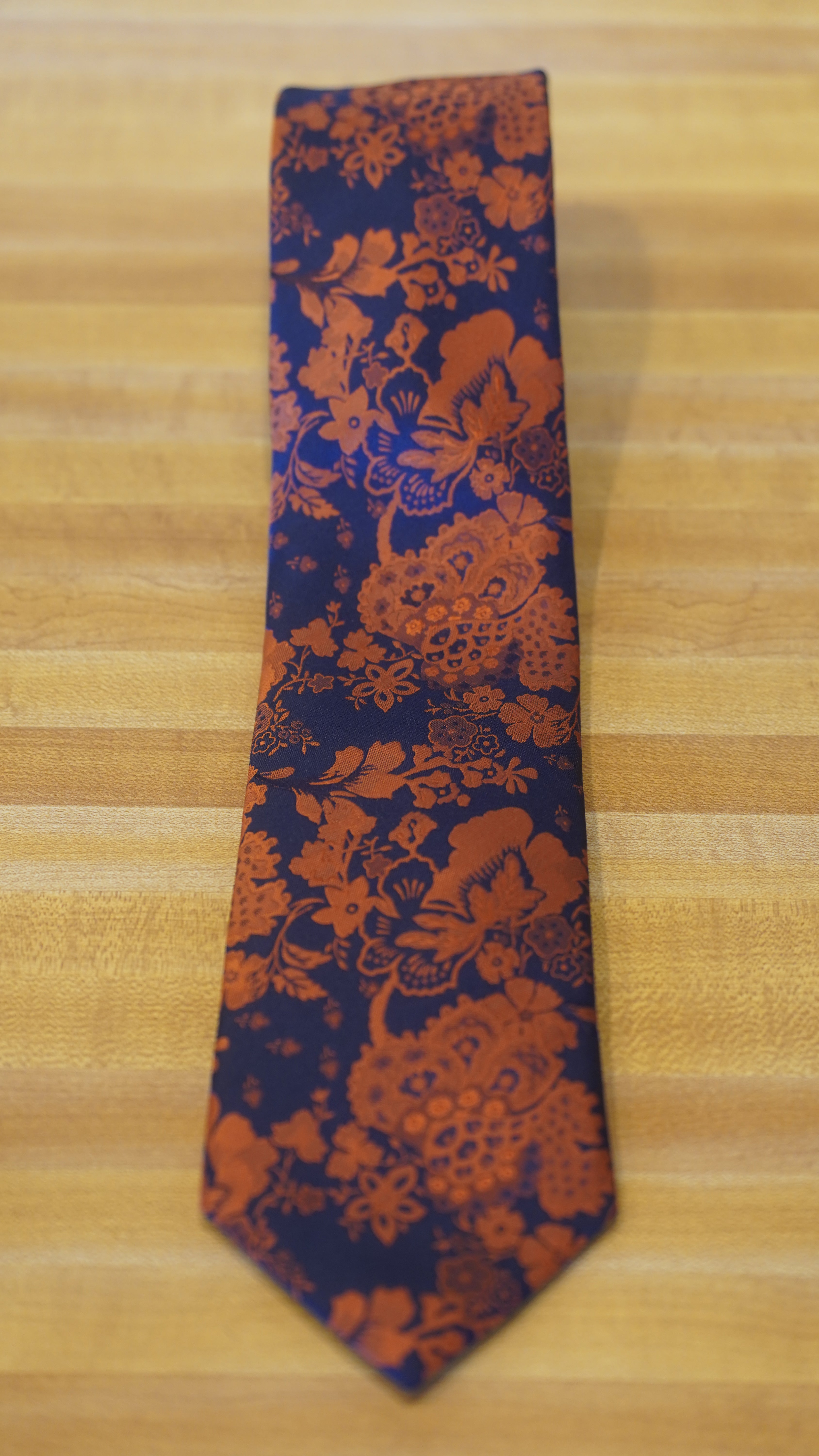 Tie - Orange & Blue