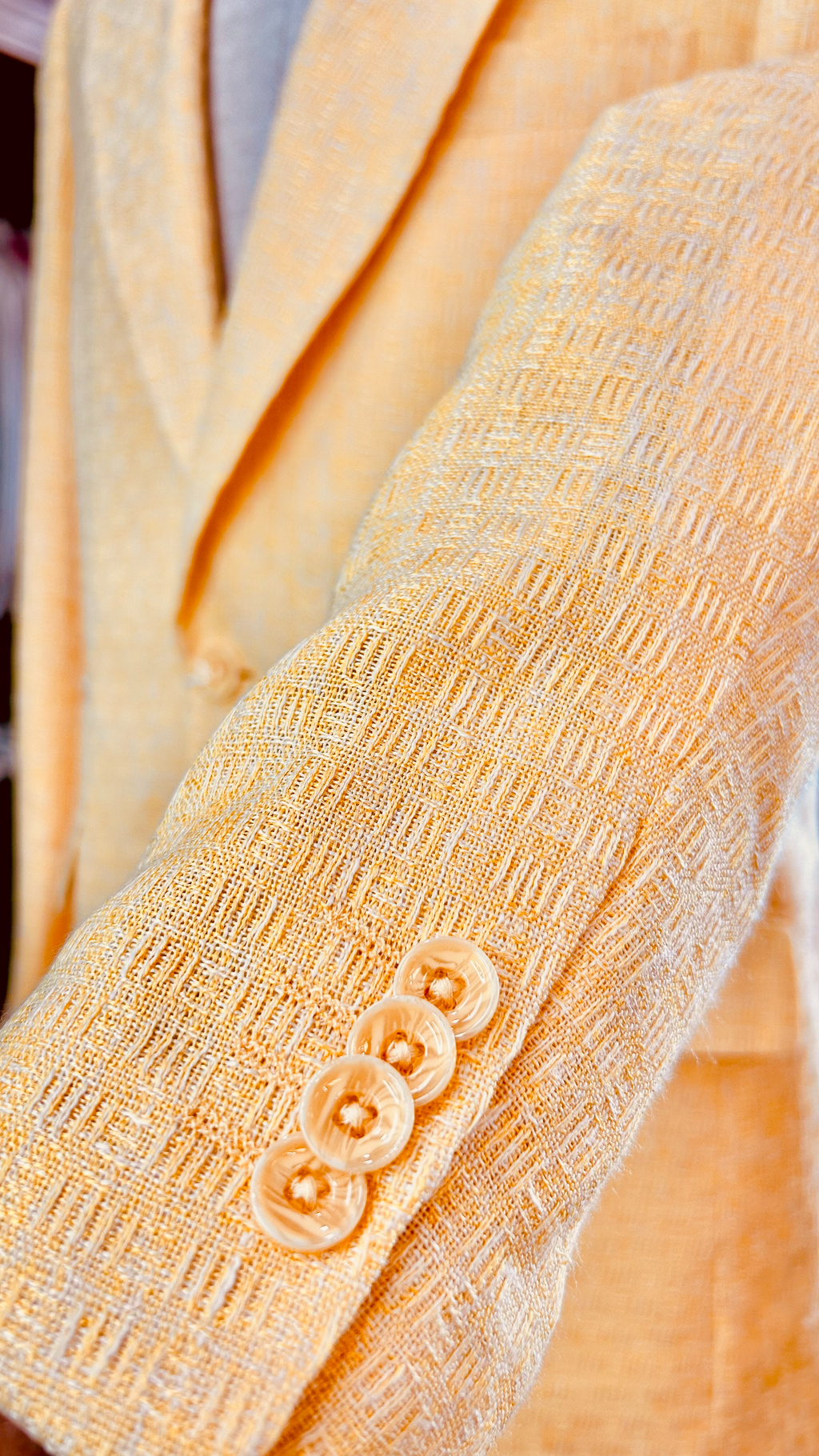 Canary Yellow Cigar Blazer #J6072