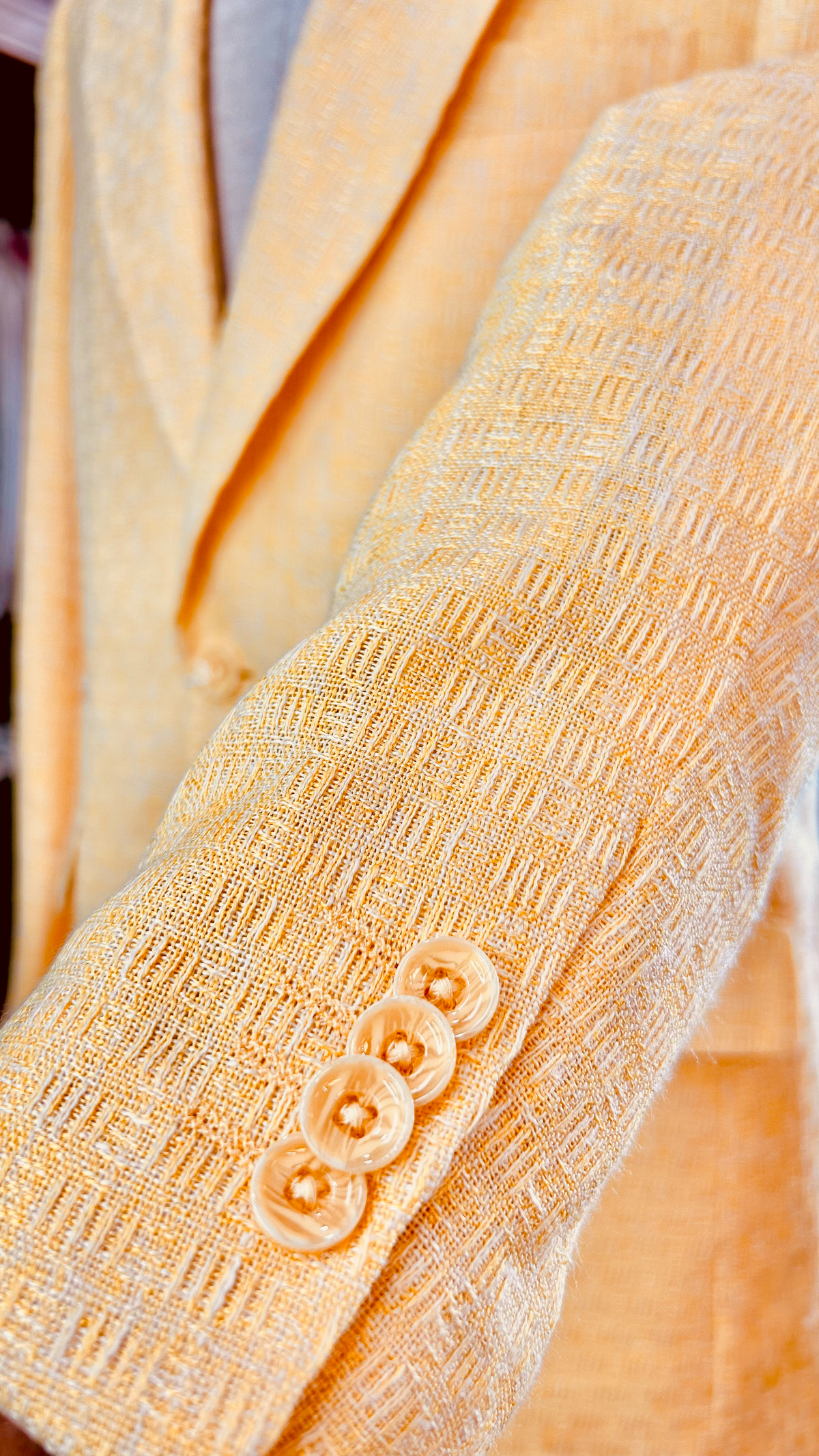 Canary Yellow Cigar Blazer #J6072