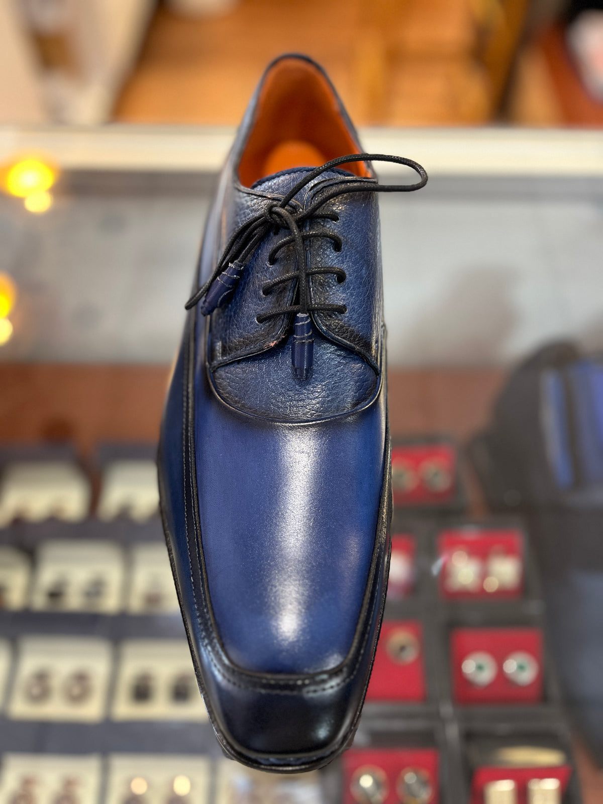 Mezlan Bowery Navy