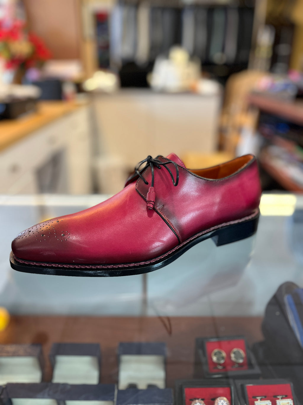 Mezlan Calfskin Leather