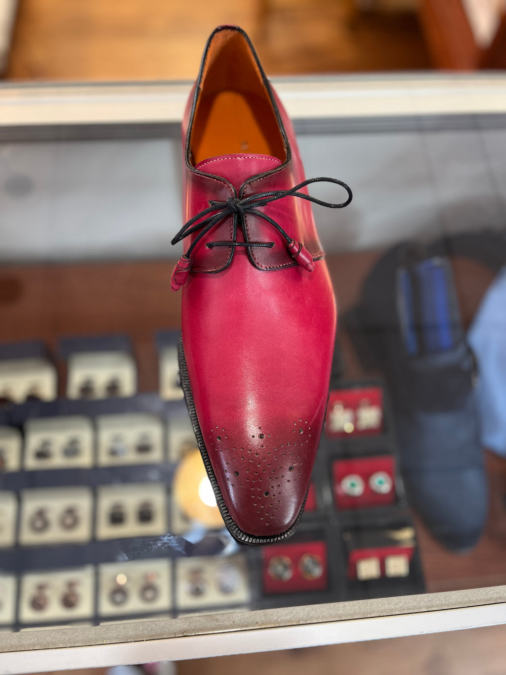 Mezlan Calfskin Leather