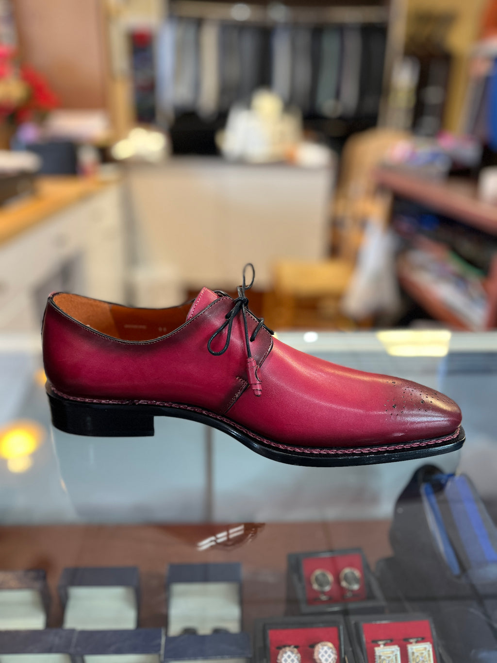 Mezlan Calfskin Leather