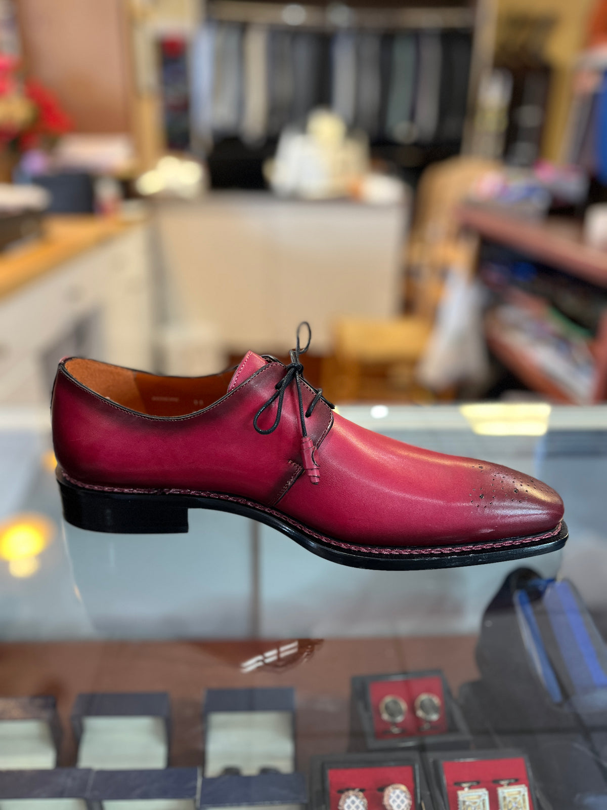 Mezlan Calfskin Leather