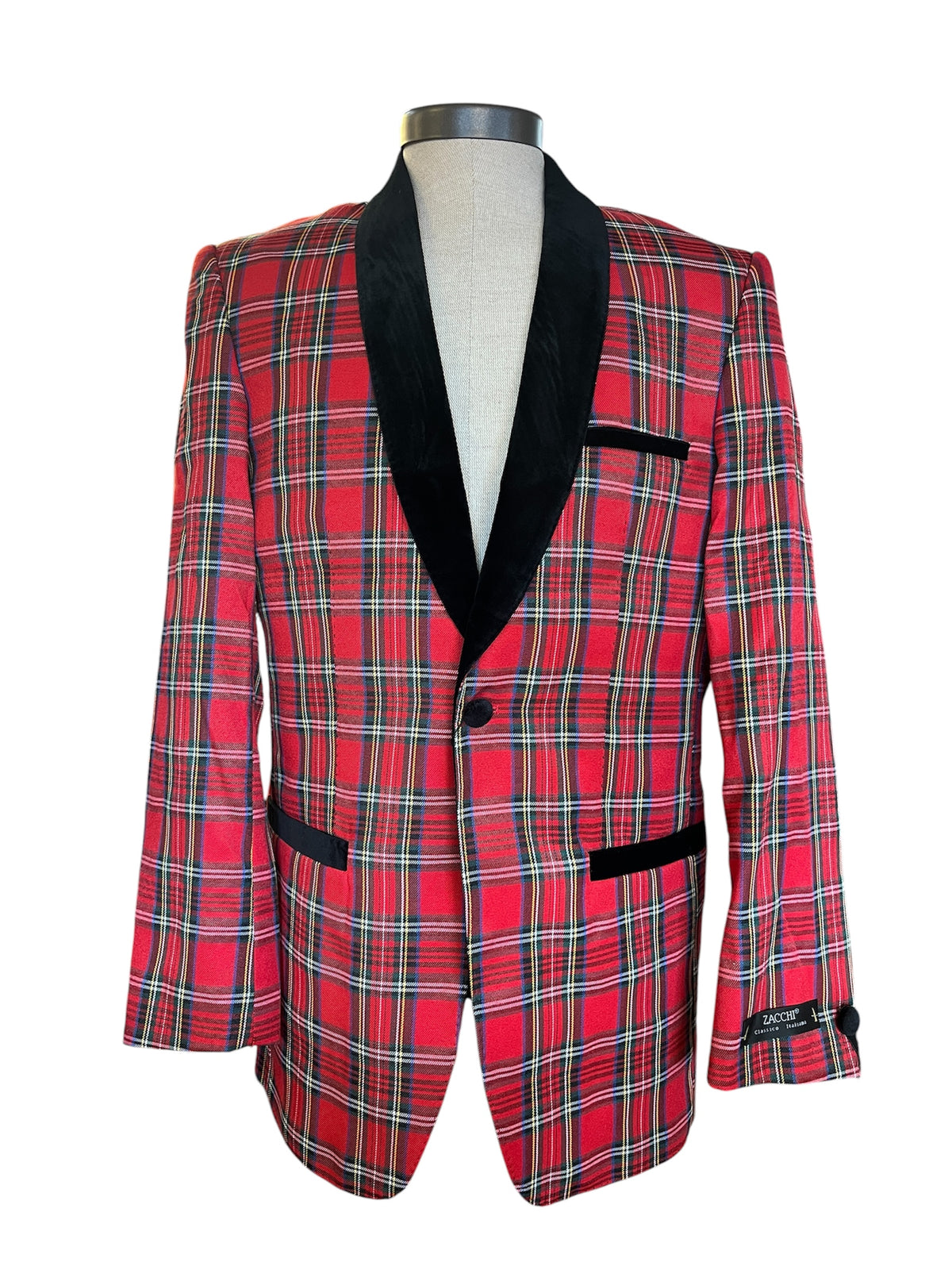 Red Plaid Jacket