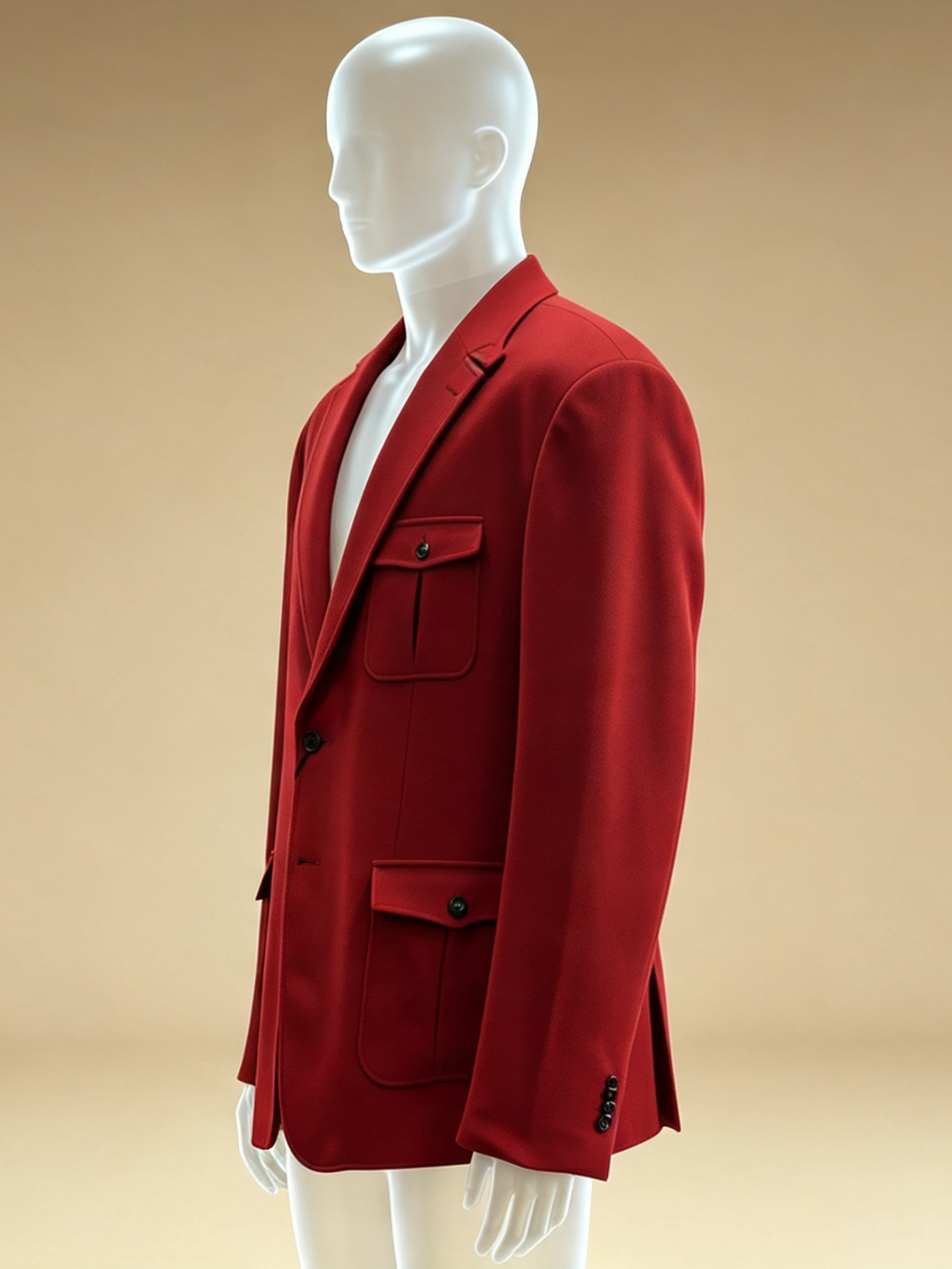 Brickhouse Red Cigar Blazer (Black Label) #J7011