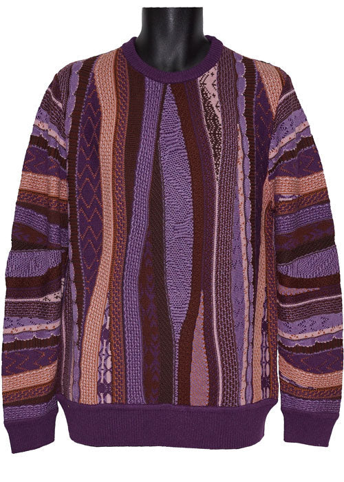 Long Sleeve Mutlicolor Knit Sweater (2 colors)