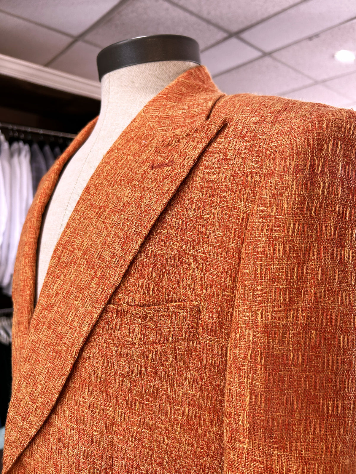 Sunset Orange Cigar Blazer - #J6072