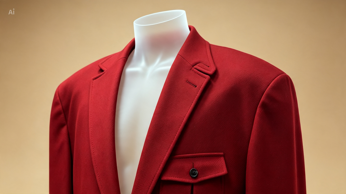 Brickhouse Red Cigar Blazer (Black Label) #J7011