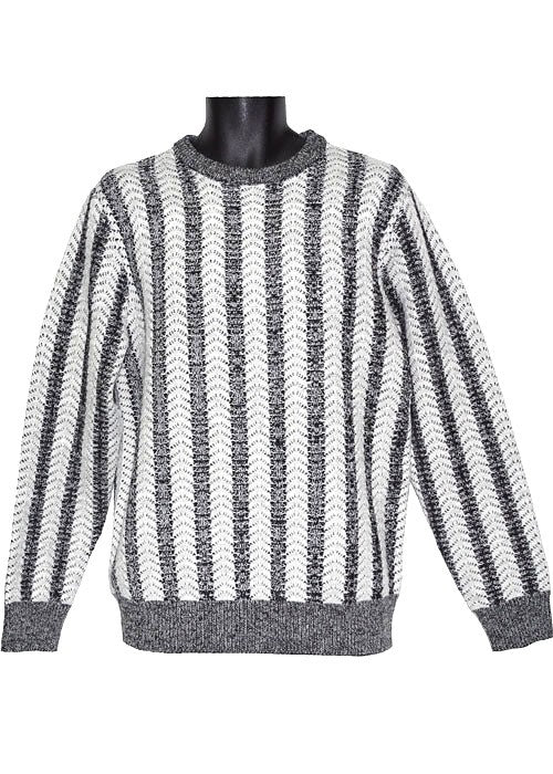 Cigar Striped Crewneck Sweater (3 colors)